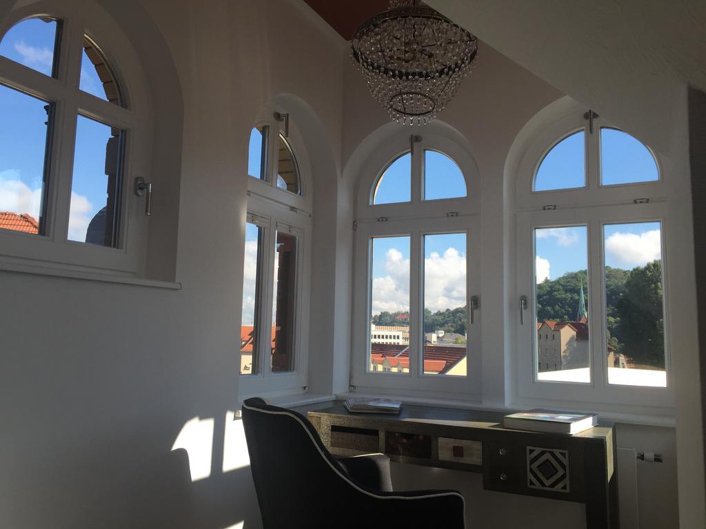 Elbsandstein Apartments Meißen Oda fotoğraf